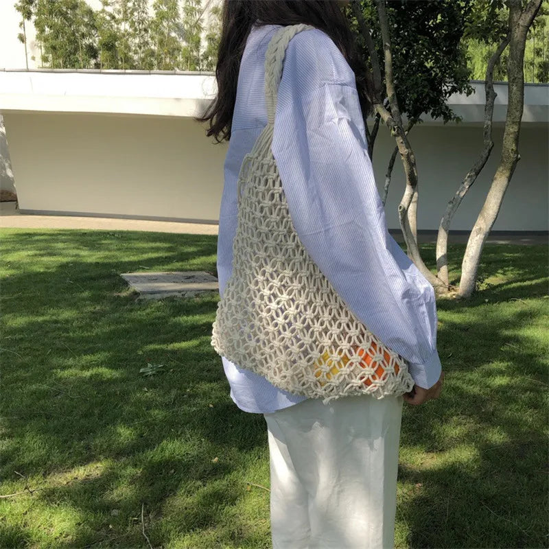 Sofie™ | Somrig Strandväska med Stil och Rymlighet